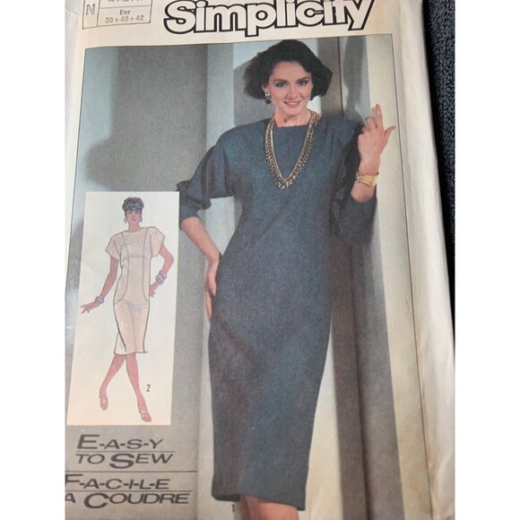 Simplicity Misses Dress Sewing Pattern sz 10 - 14 7746 - uncut - Picture 9 of 10